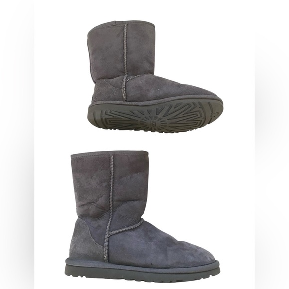 Ugg Australia short gray classic boots size 6 - Picture 1 of 4